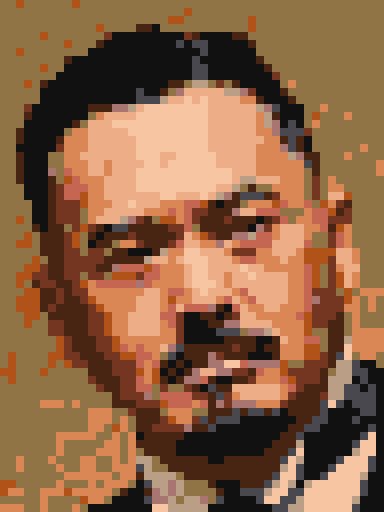 像素画_百格画_积木画_格子画_钻石画_拼豆豆_让子弹飞 黄四郎